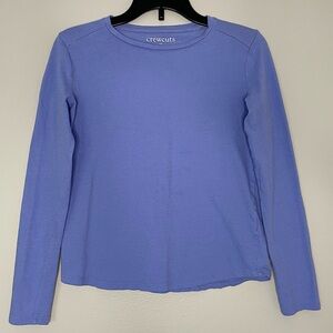 Crewcuts Periwinkle Long Sleeve Jersey Tee
